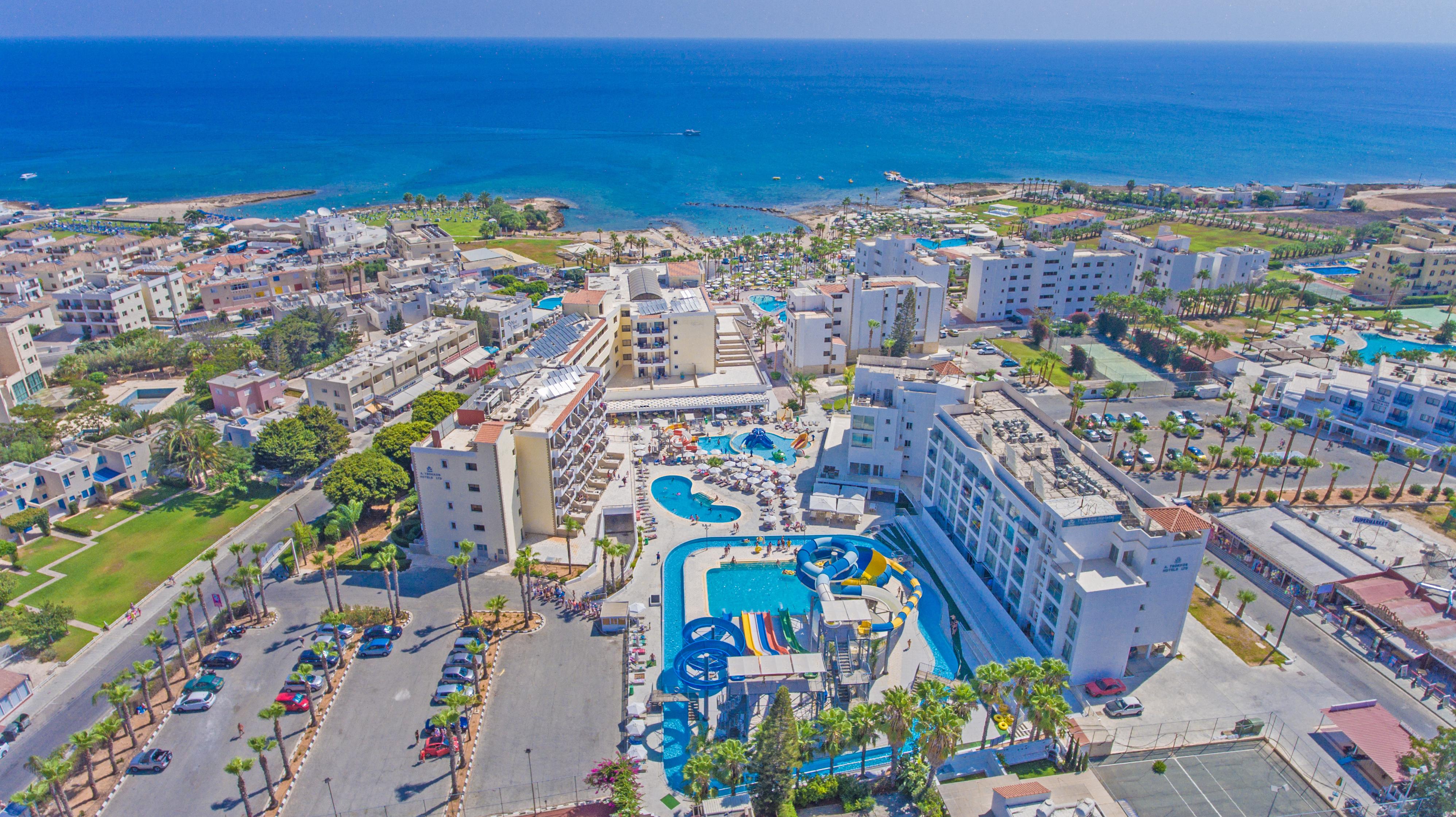 Anastasia Beach Hotel Protaras Bagian luar foto
